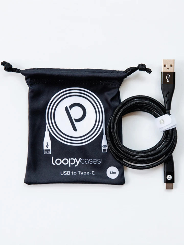 Loopy Charging Cables - Type C (1.1m / 3.6ft)